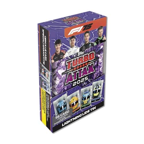 Topps Turbo Attax Formula 1 2025 Lightning Lids – Mega Tin