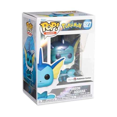 Funko Pop! Games Pokémon Vaporeon (Pokémon Center) #627