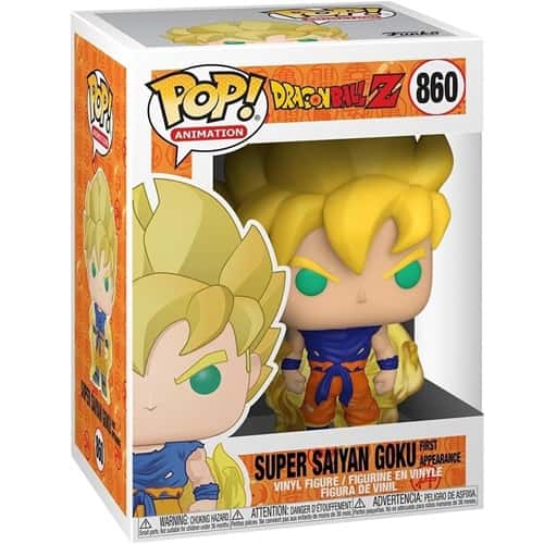 Funko Pop! Animation Dragon Ball Z Super Saiyan Goku First Appearance #860