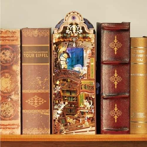 Book Nook Magical Library – Kit puzzle 3D in legno Tonecheer