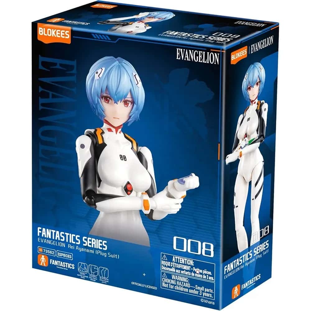 Blokees Evangelion Fantastic Series FF01 Rei Ayanami Plugsuit – Model Kit