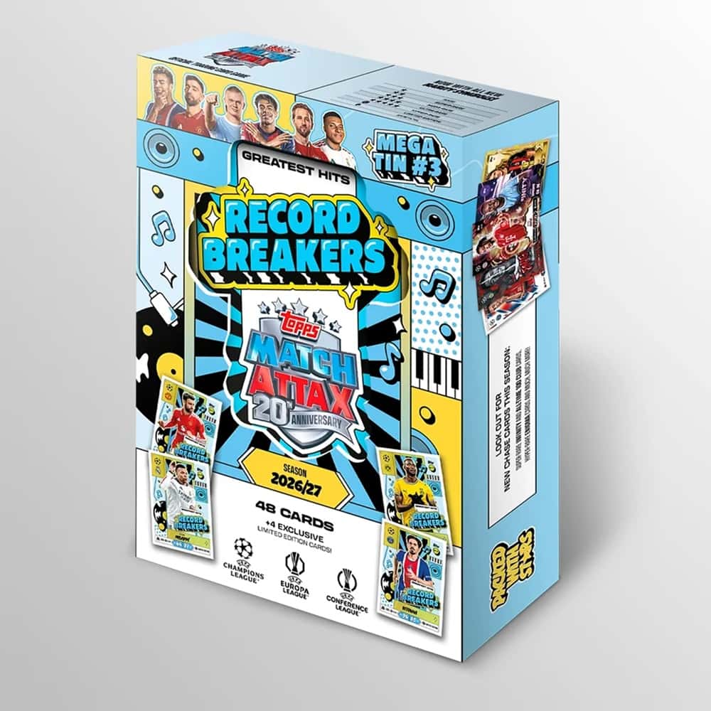 Topps Match Attax UCC 2026/27 Record Breakers – Mega Tin 3