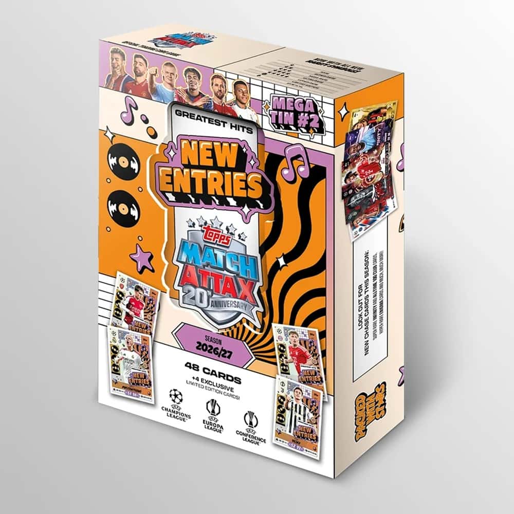 Topps Match Attax UCC 2026/27 New Entries – Mega Tin 2