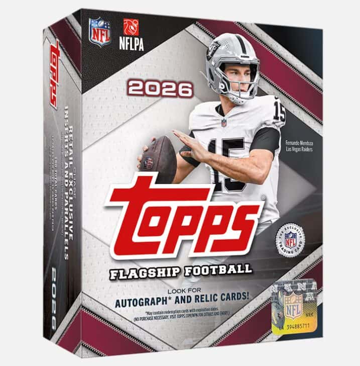 Topps Flagship Football NFL 2026 – Mega Box
