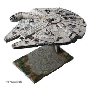 star wars millennium falcon model kit 1/144 revell bandai