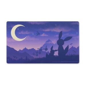 pokemon center – eevee & umbreon twilight playmat