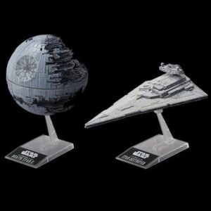 star wars death star & star destroyer – model kit – revell – bandai