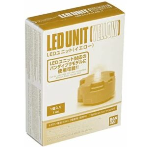 gunpla led unit set yellow 1 pz. bandai
