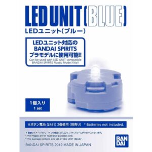gunpla led unit blu 1 pz. bandai
