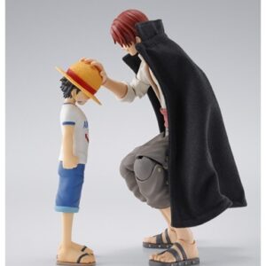 one piece shanks & monkey d luffy childhood shf bandai