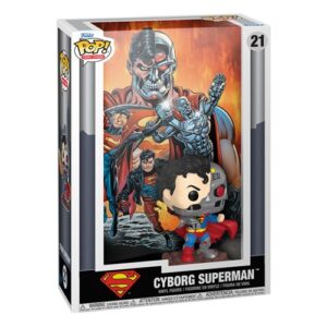 FUNKO POP COMIC COVERS 21-DC COMICS-CYBORG SUPERMAN