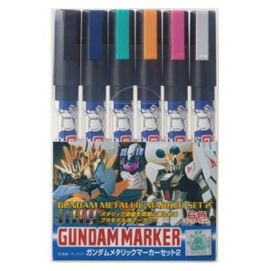 GUNDAM MARKER GMS-125 METALLIC SET 2-GSI CREOS