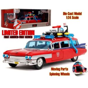 GHOSTBUSTERS-TRANSFORMERS-ECTO 1 X OPTIMUS PRIME-LIMITED EDITION-1:24 DIE CAST MODEL