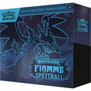 POKEMON-MEGAEVOLUZIONE-FIAMME SPETTRALI-SET ALLENATORE ITA