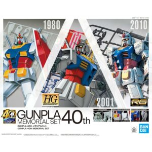 GUNPLA 40th MEMORIAL SET RX-78-2-1/144-BANDAI