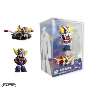 GRENDIZER STANDING & SPAZER DUO FIGURES-PLASTOY