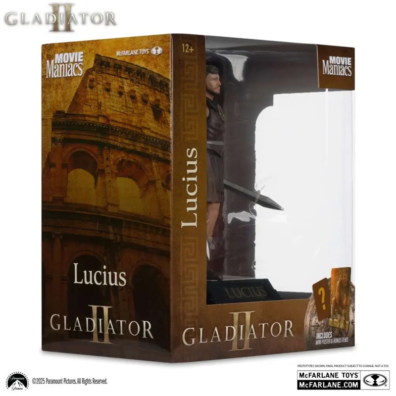 MOVIE MANIACS-LUCIUS GLADIATOR 2-6"-MCFARLANE TOYS - immagine 5