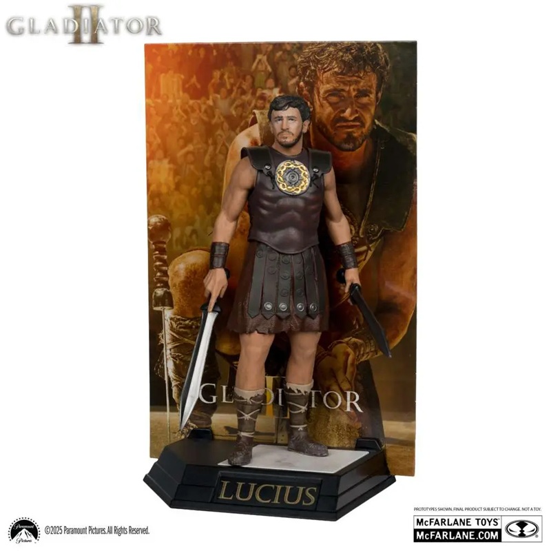 MOVIE MANIACS-LUCIUS GLADIATOR 2-6"-MCFARLANE TOYS - immagine 2