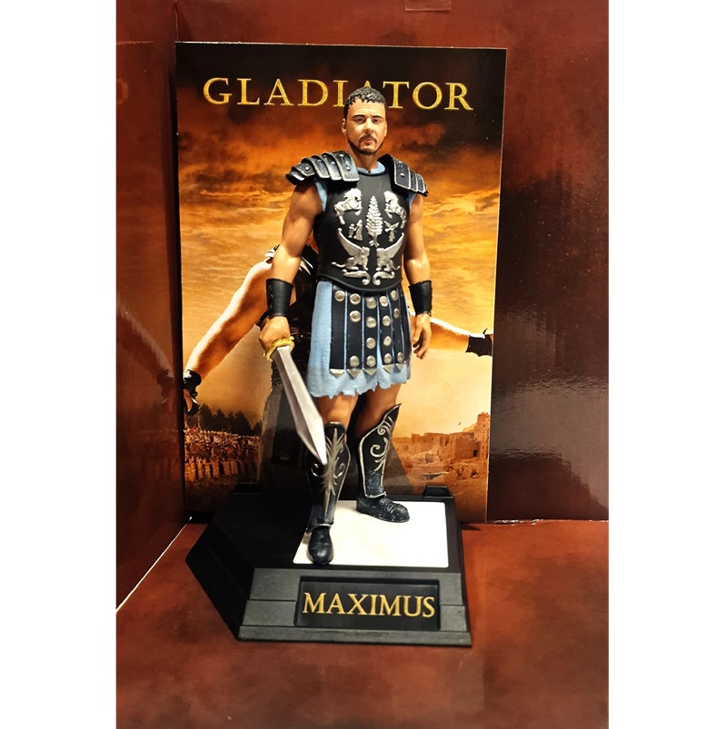 MOVIE MANIACS-MAXIMUS DECIMUS MERIDIUS-GLADIATOR-6"-MCFARLANE TOYS
