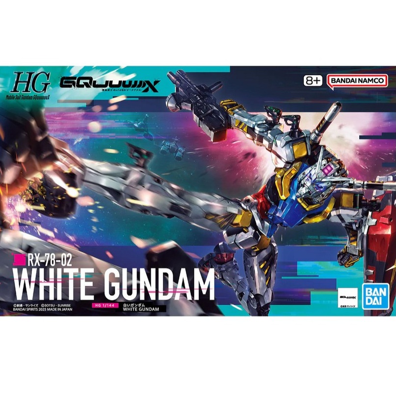 HGGQ WHITE GUNDAM-1/144-BANDAI - immagine 7