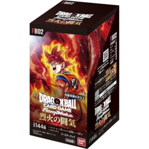 DRAGONBALL FB02 FUSION WORLD BLAZING AURA-BOX 24 BUSTE-JAP