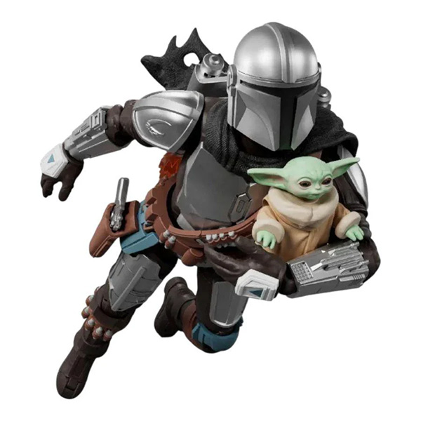 CHAMPION CLASS 05-STAR WARS-MANDALORIAN AND GROGU-BLOKEES - immagine 2