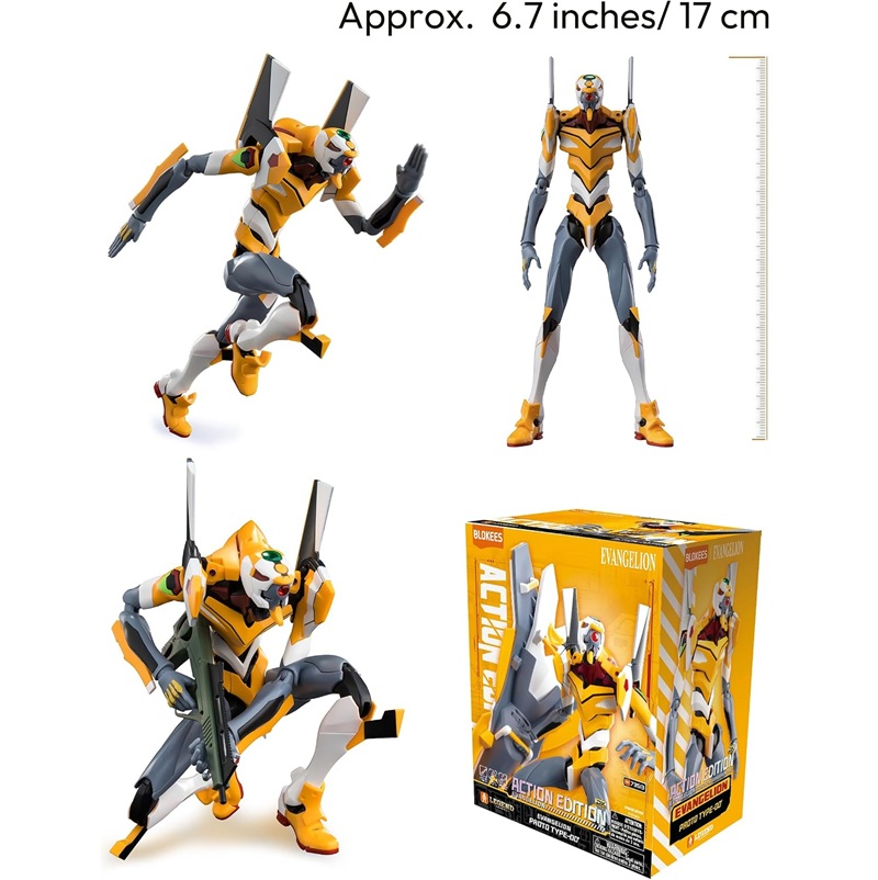 EVANGELION-ACTION EDITION-PROTO TYPE 00-BLOKEES - immagine 8