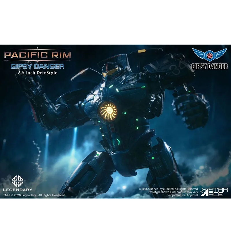 PACIFIC RIM GIPSY DANGER-DEFOSTYLE NX FIGURE-STAR ACE - immagine 2