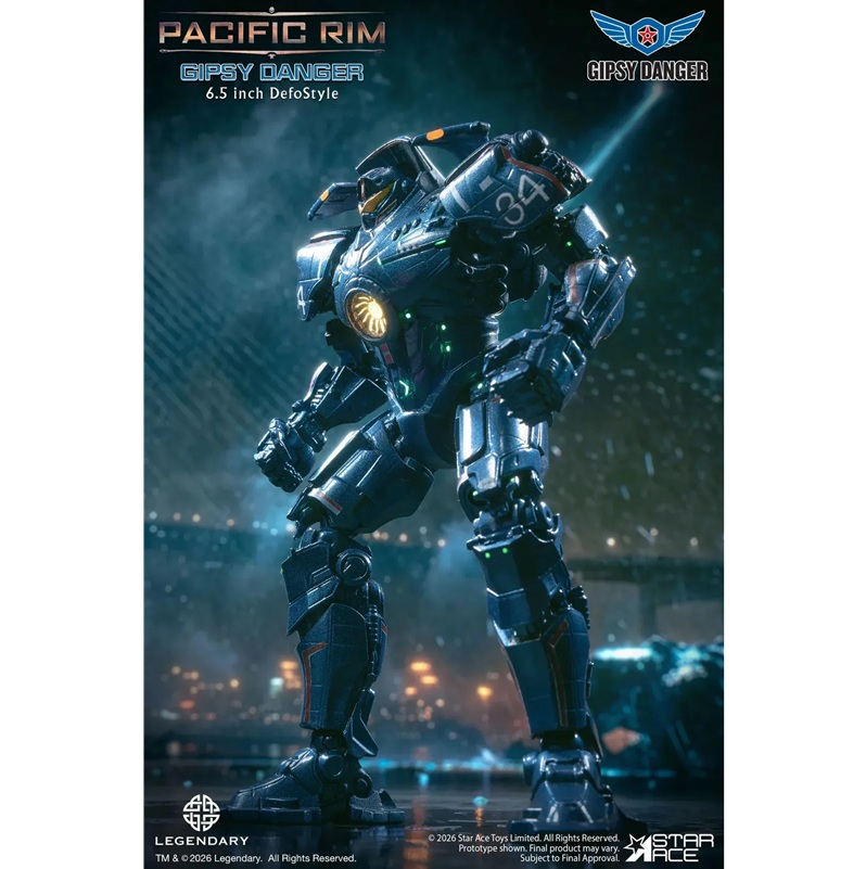 PACIFIC RIM GIPSY DANGER-DEFOSTYLE NX FIGURE-STAR ACE - immagine 3