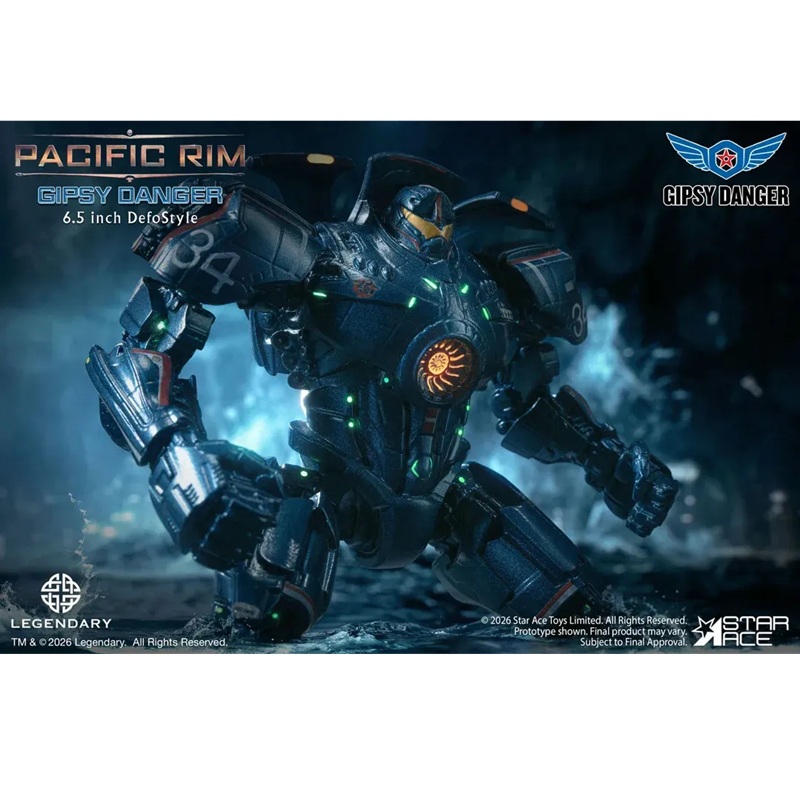 PACIFIC RIM GIPSY DANGER-DEFOSTYLE NX FIGURE-STAR ACE - immagine 4