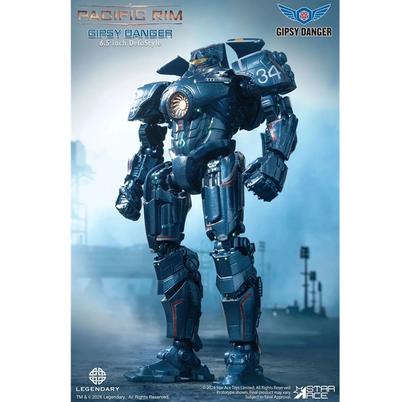 PACIFIC RIM GIPSY DANGER-DEFOSTYLE NX FIGURE-STAR ACE - immagine 5