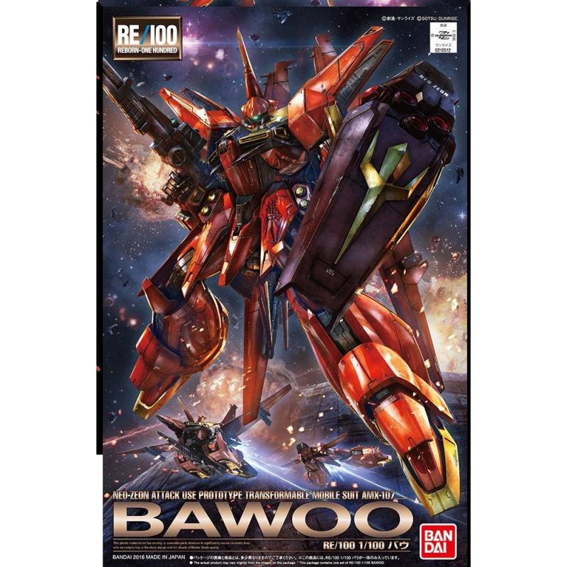 RE/100 AMX-107 BAWOO-1/100-BANDAI - immagine 10