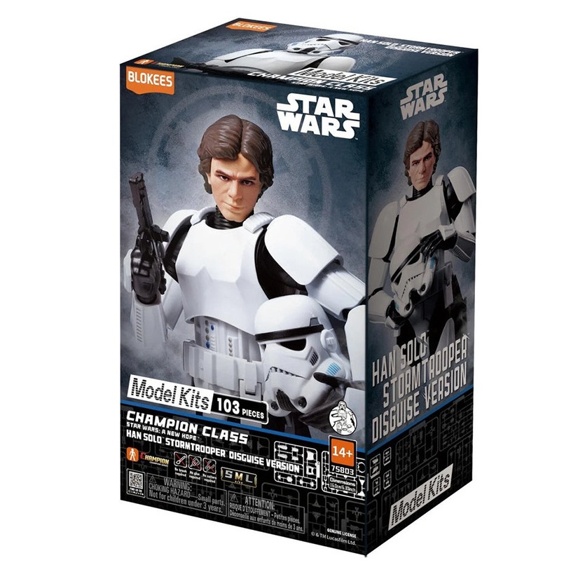 CHAMPION CLASS 03-STAR WARS-HAN SOLO STORMTROOPER DISGUISE-BLOKEES