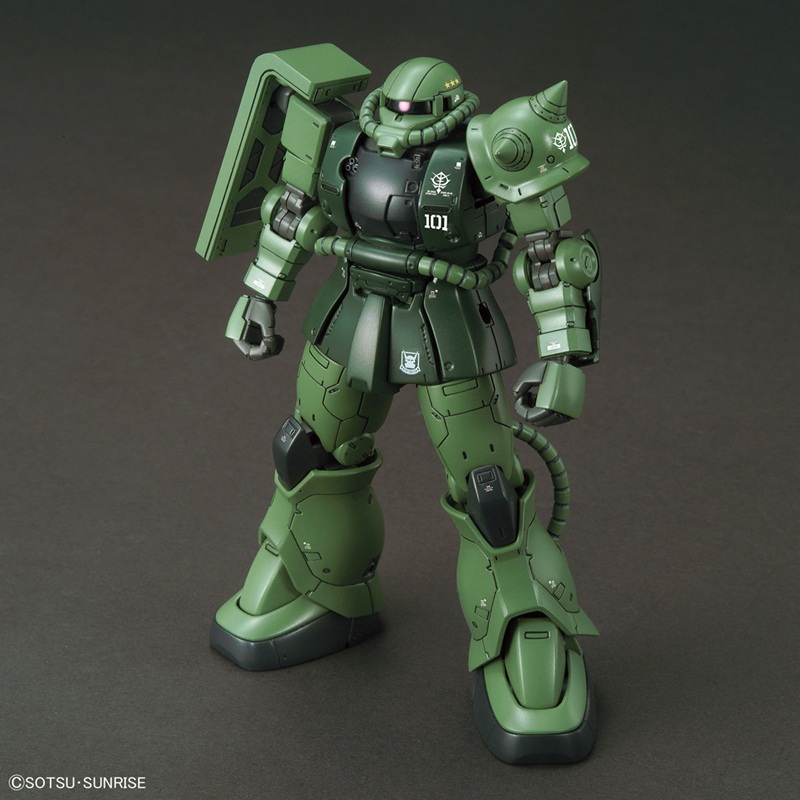 HG 025-MS-06C-6/R6 ZAKU II TYPE C-6/R6-THE ORIGIN-1/144-BANDAI - immagine 2