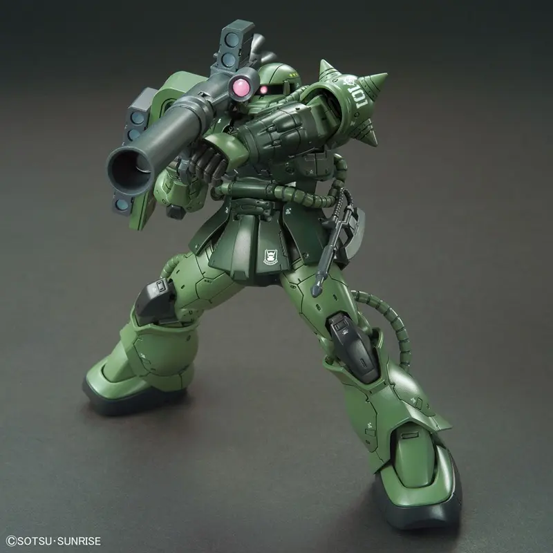 HG 025-MS-06C-6/R6 ZAKU II TYPE C-6/R6-THE ORIGIN-1/144-BANDAI