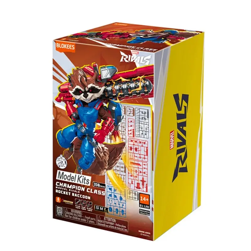 CHAMPION CLASS 08-MARVEL RIVALS-ROCKET RACCOON-BLOKEES