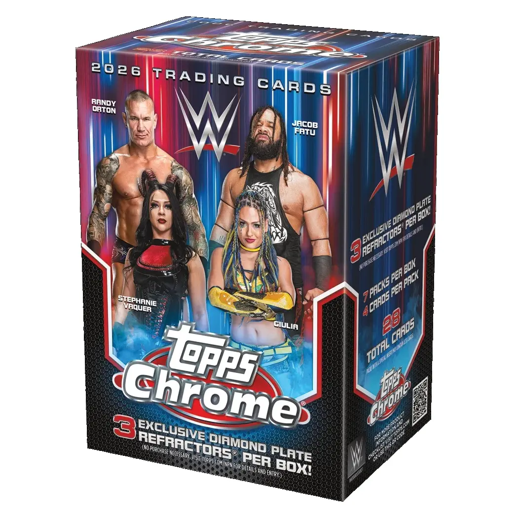 2026 TOPPS CHROME WWE-VALUE BOX