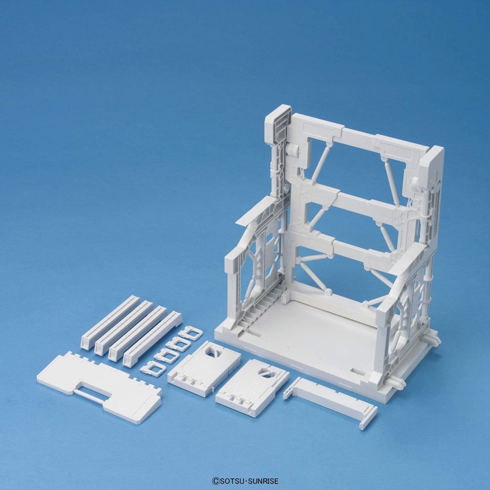 ACTION BASE BUILDERS PARTS SYSTEM BASE 001 (WHITE)-BANDAI - immagine 2