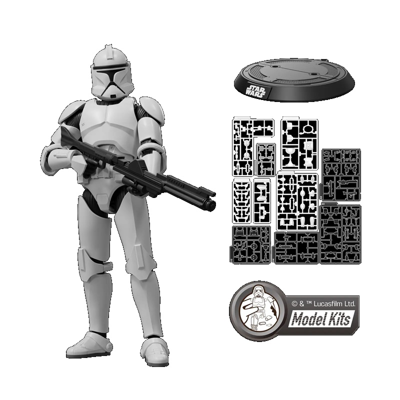 CHAMPION CLASS 07-STAR WARS: ATTACK OF THE CLONES-CLONE TROPPER-BLOKEES - immagine 2