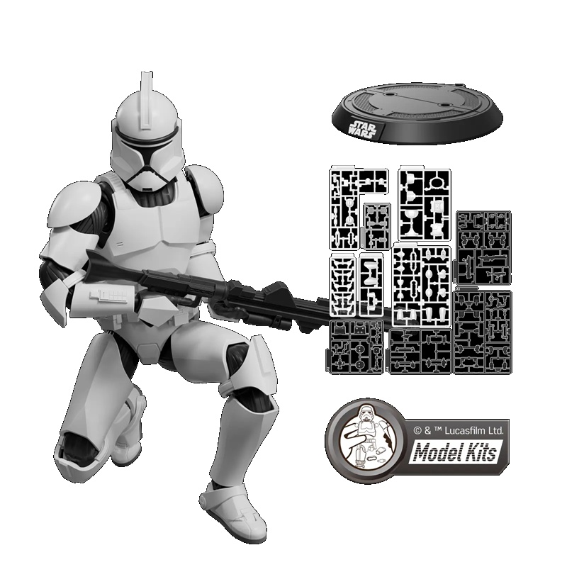 CHAMPION CLASS 07-STAR WARS: ATTACK OF THE CLONES-CLONE TROPPER-BLOKEES - immagine 3