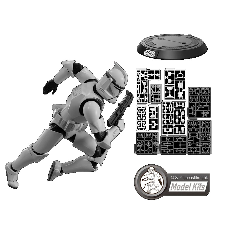 CHAMPION CLASS 07-STAR WARS: ATTACK OF THE CLONES-CLONE TROPPER-BLOKEES - immagine 4
