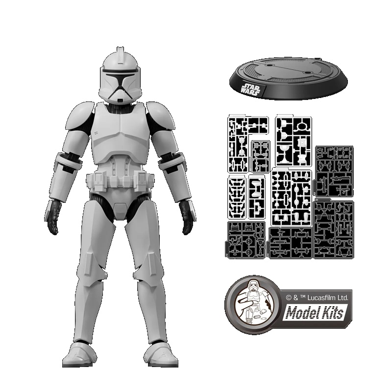 CHAMPION CLASS 07-STAR WARS: ATTACK OF THE CLONES-CLONE TROPPER-BLOKEES - immagine 6