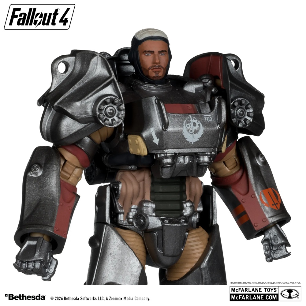 FALLOUT 4-T-60-PALADIN DANSE-MCFARLANE GAMING ED. - immagine 2