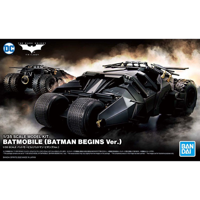BATMOBILE-BATMAN BEGINS VER.-1/35-BANDAI - immagine 10
