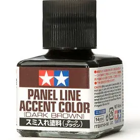 TAMIYA PANEL LINE ACCENT COLOR-DARK BROWN